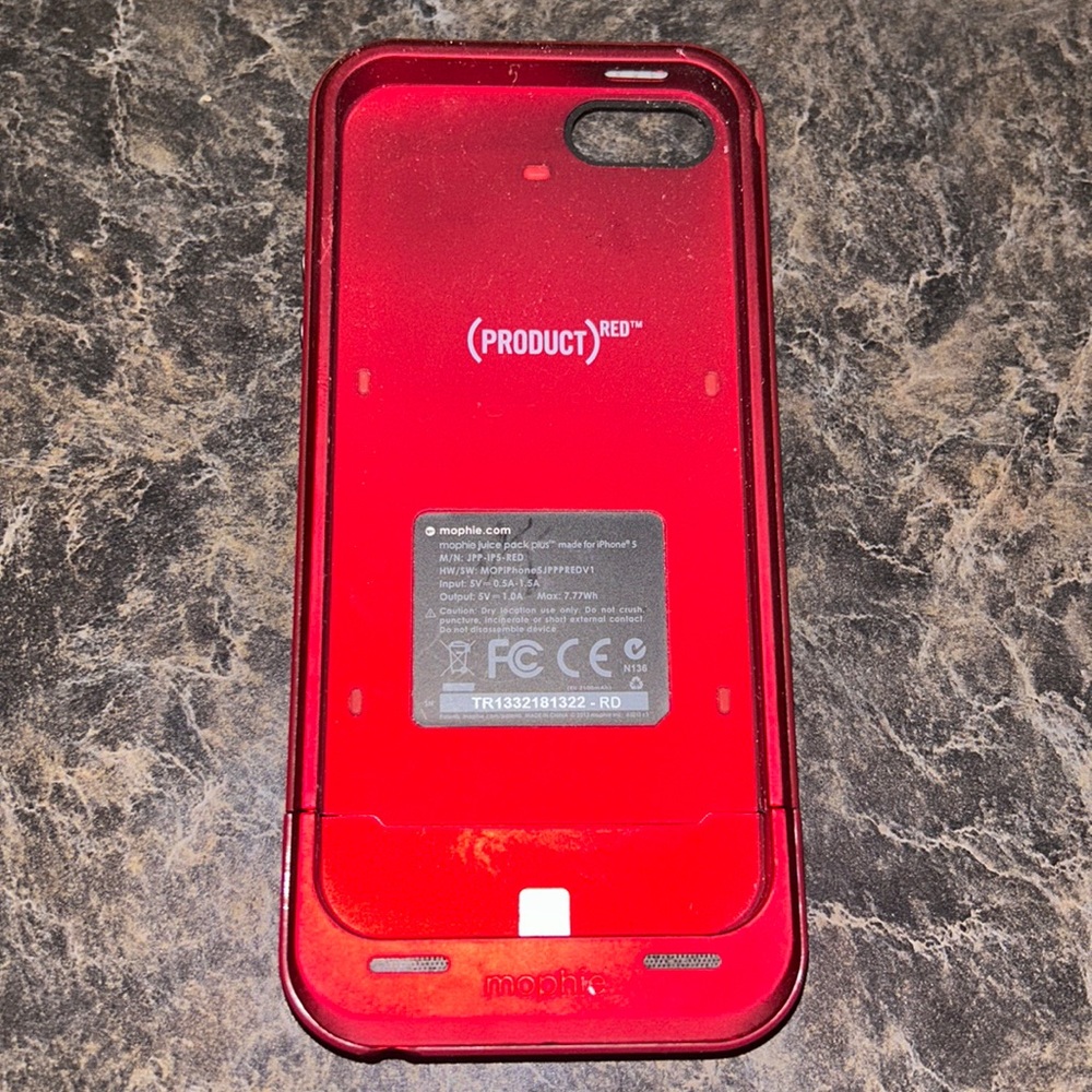 Mophie (Red) iPhone charger case